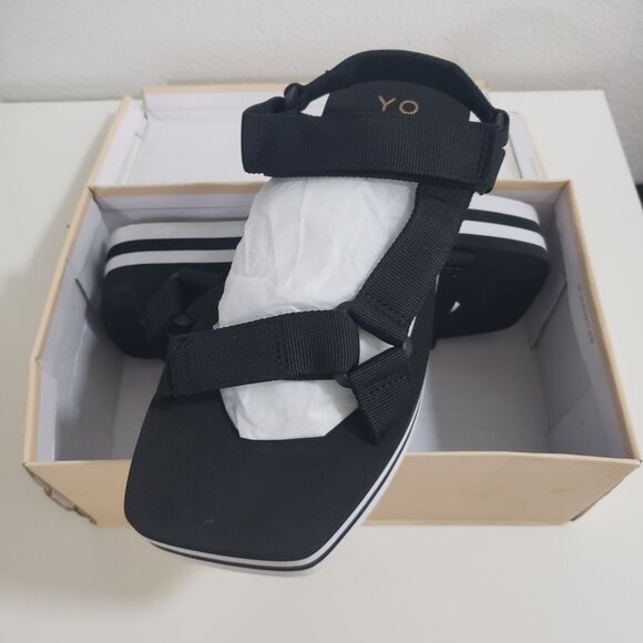 New YOKI Women's Neyo Comfort Wedge Platform Sandal‎ in Black Size 9 - Picture 3 of 7